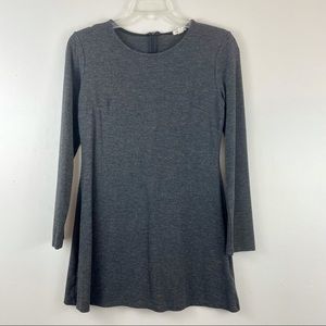 Urban Outfitters Gray Long-sleeve Dress